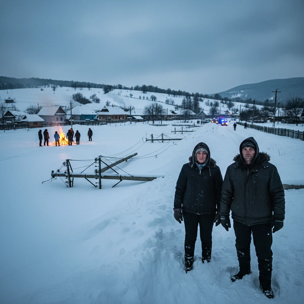 Peste 1.100 de gospodării din Alba, încă fără curent electric la Alba Iulia și în județ, la 7 ianuarie 2026