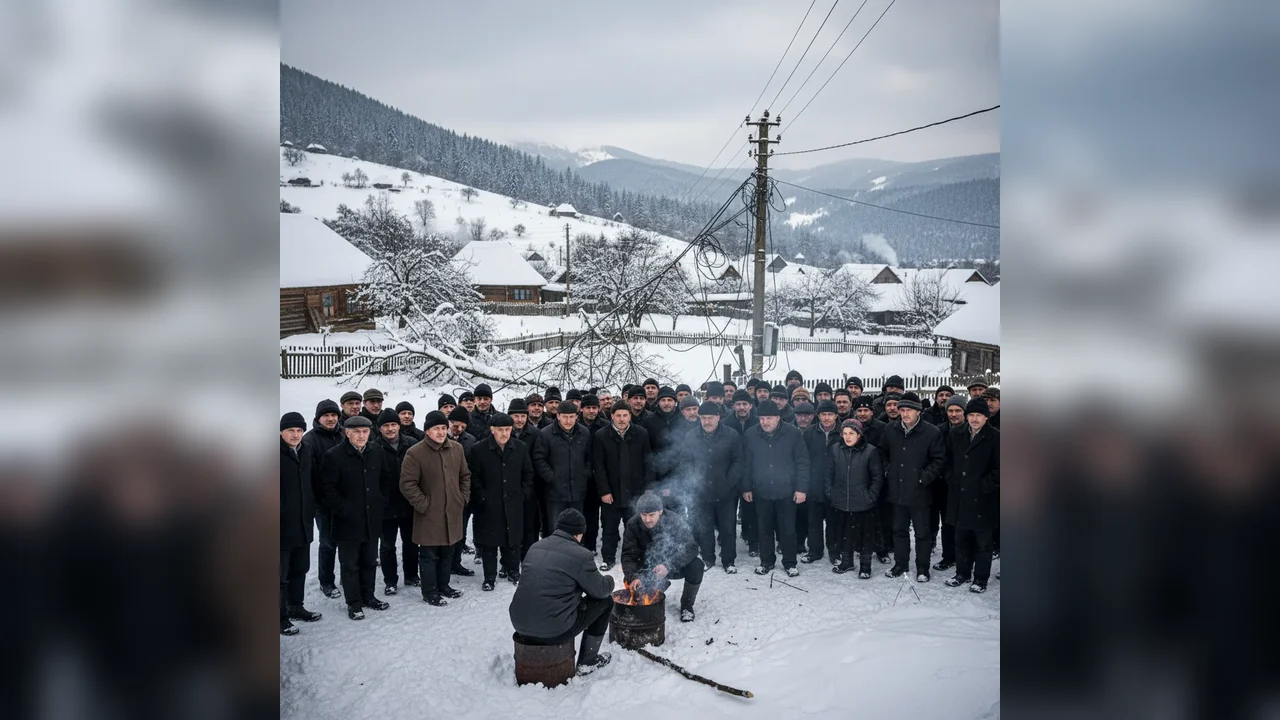 Peste 200 de persoane din Munții Apuseni, afectate de pene de curent după ninsorile din 7 ianuarie la Alba Iulia