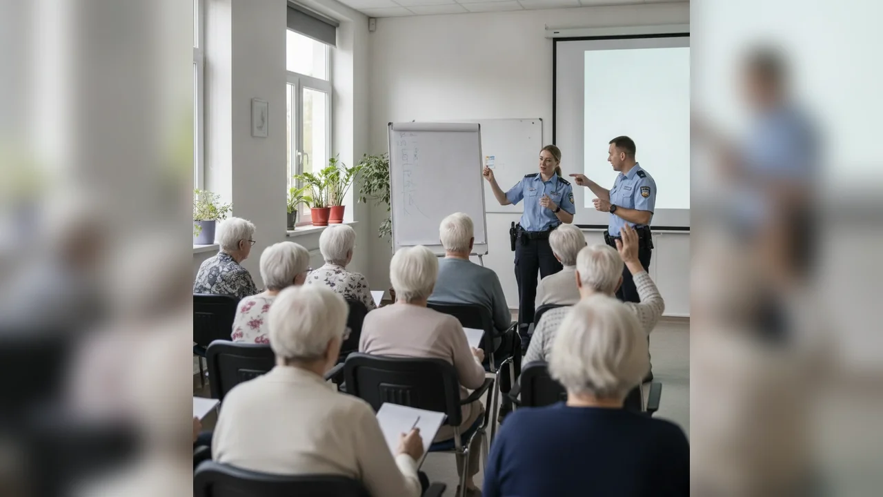 Poliția din Alba Iulia a instruit seniorii despre fraudele online