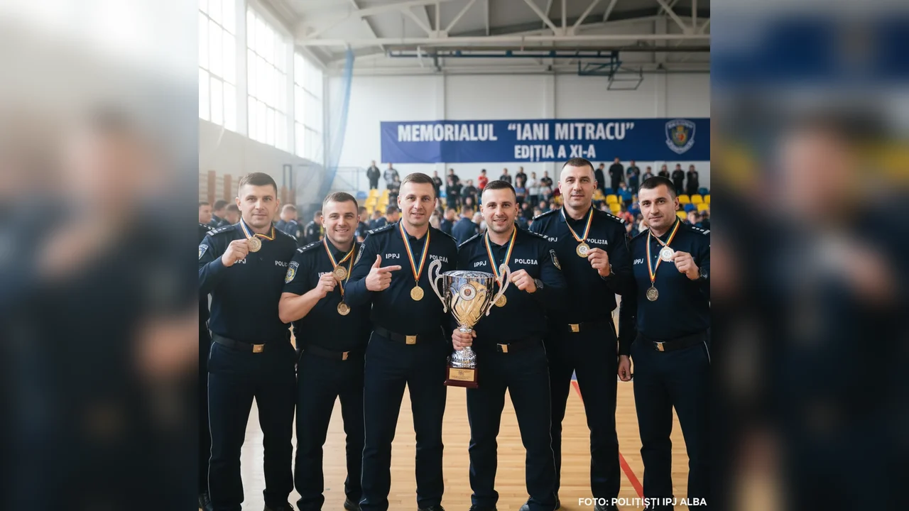 Polițiștii IPJ Alba au câștigat locul II la Memorialul Sportiv Iani Mitracu – Ediția a XI-a