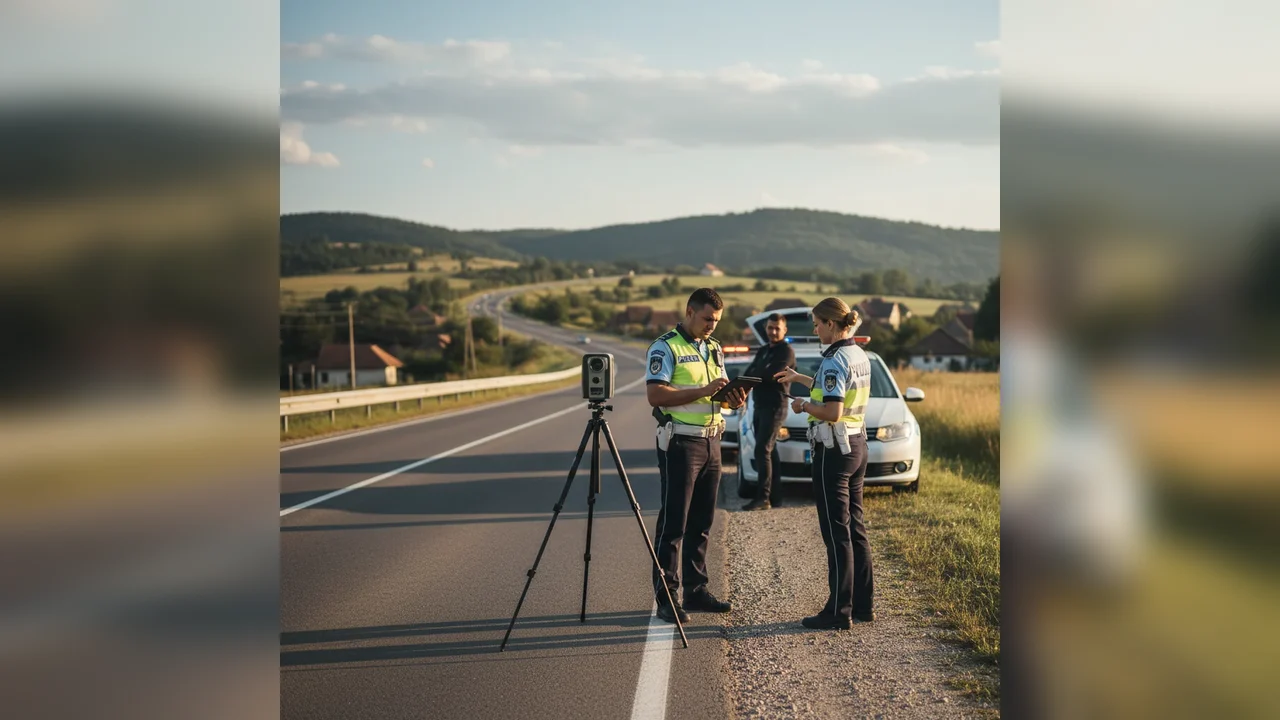 Polițiștii rutieri din Alba folosesc e-SIGUR pentru radar