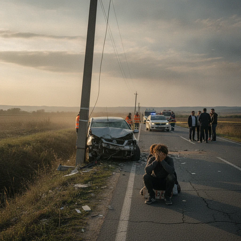 Pricaz, Hunedoara: șofer de 25 de ani mort într-un accident