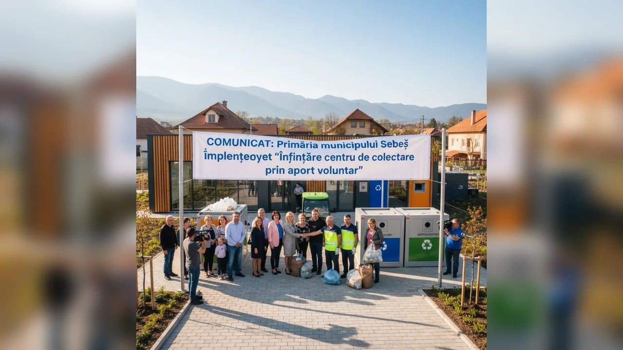 Primăria Sebeș lansează proiectul centrului de colectare prin aport voluntar