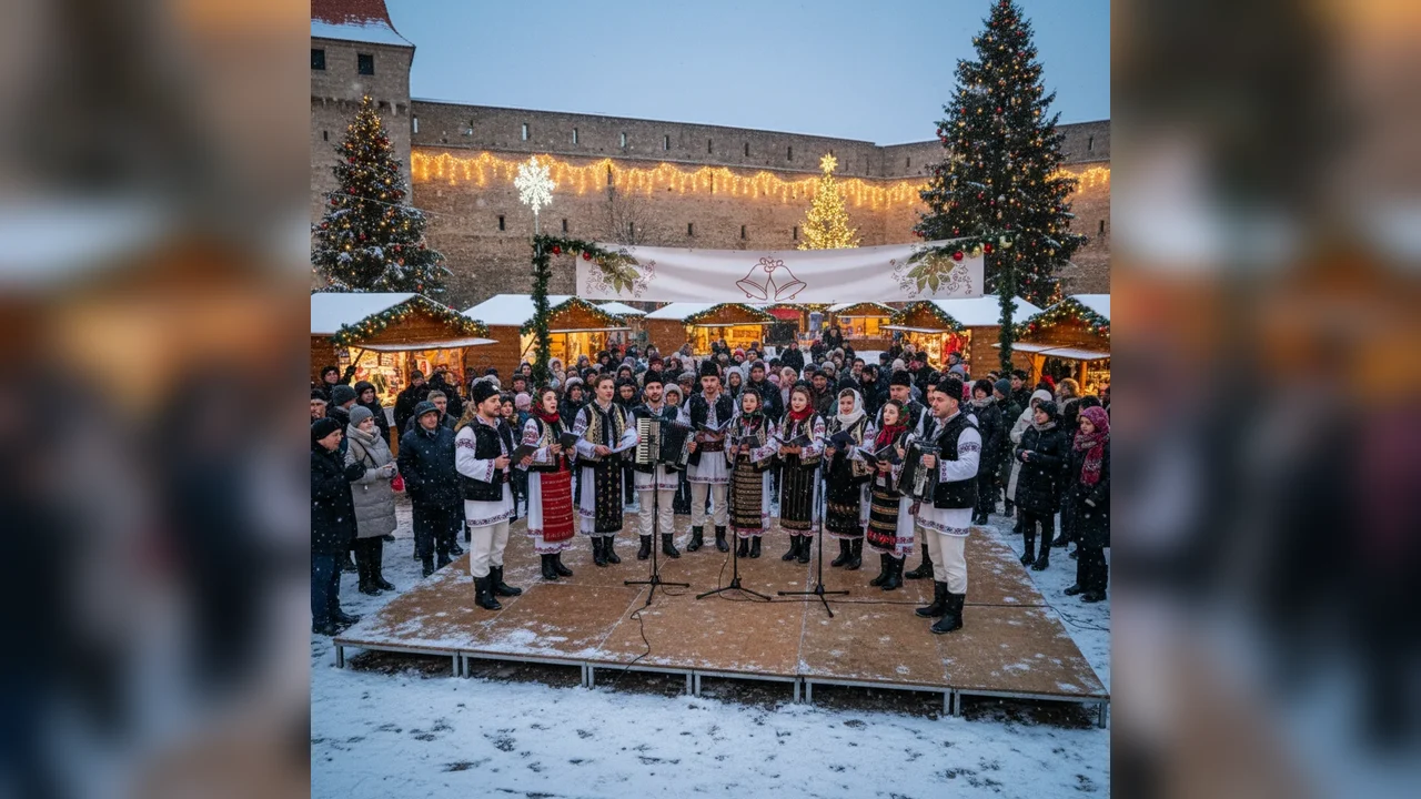 Program colinde și evenimente la Târgul de Crăciun din Alba Iulia, pe Latura de Vest a Cetății