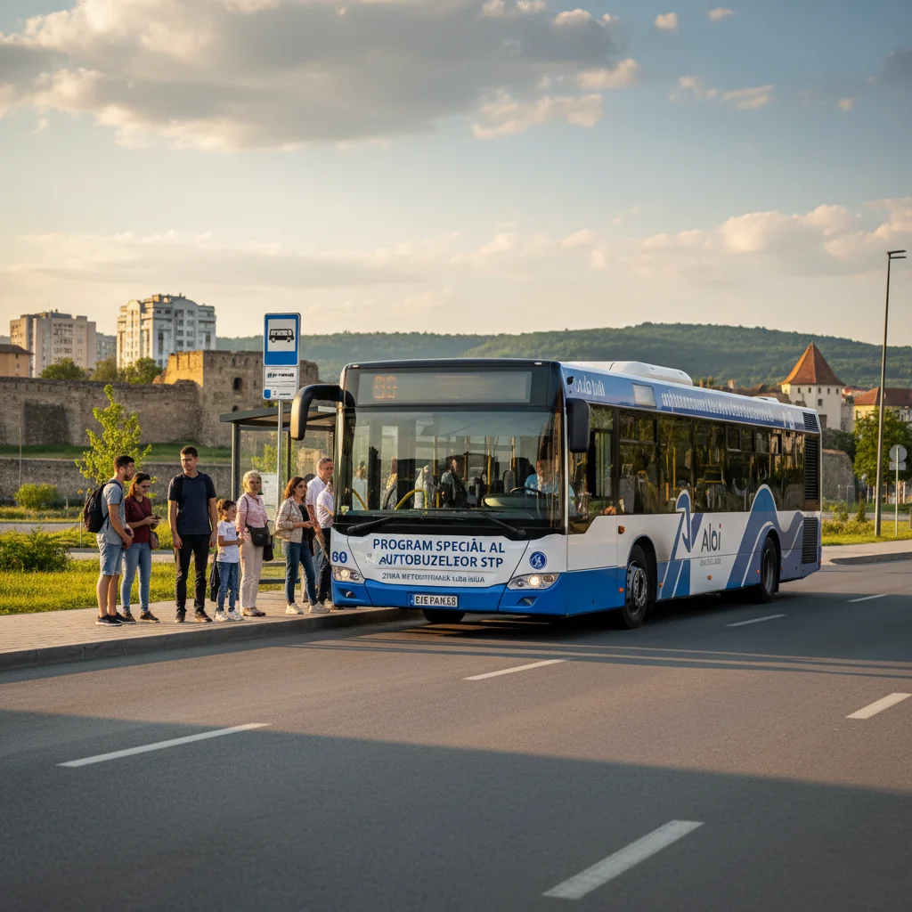 Program de sărbători pentru autobuzele STP în zona metropolitană Alba Iulia