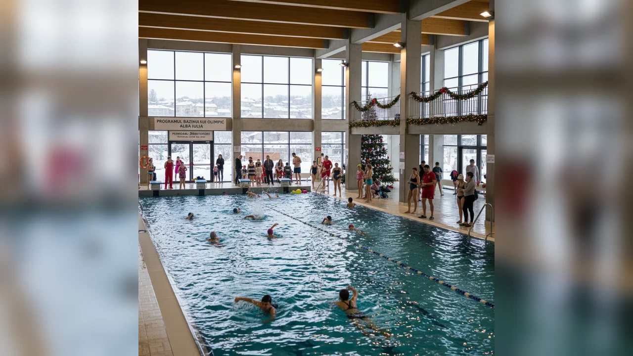 Program special la Bazinul Olimpic Alba Iulia în perioada sărbătorilor de iarnă 2025–2026