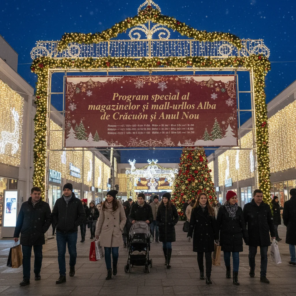 Programul magazinelor și mall-urilor din Alba Iulia de Crăciun și Anul Nou: orar special anunțat