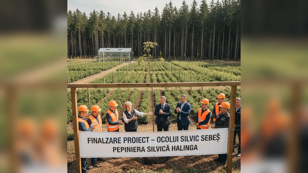 Proiectul de modernizare a Pepinierei Silvice Halinga, finalizat la Alba Iulia