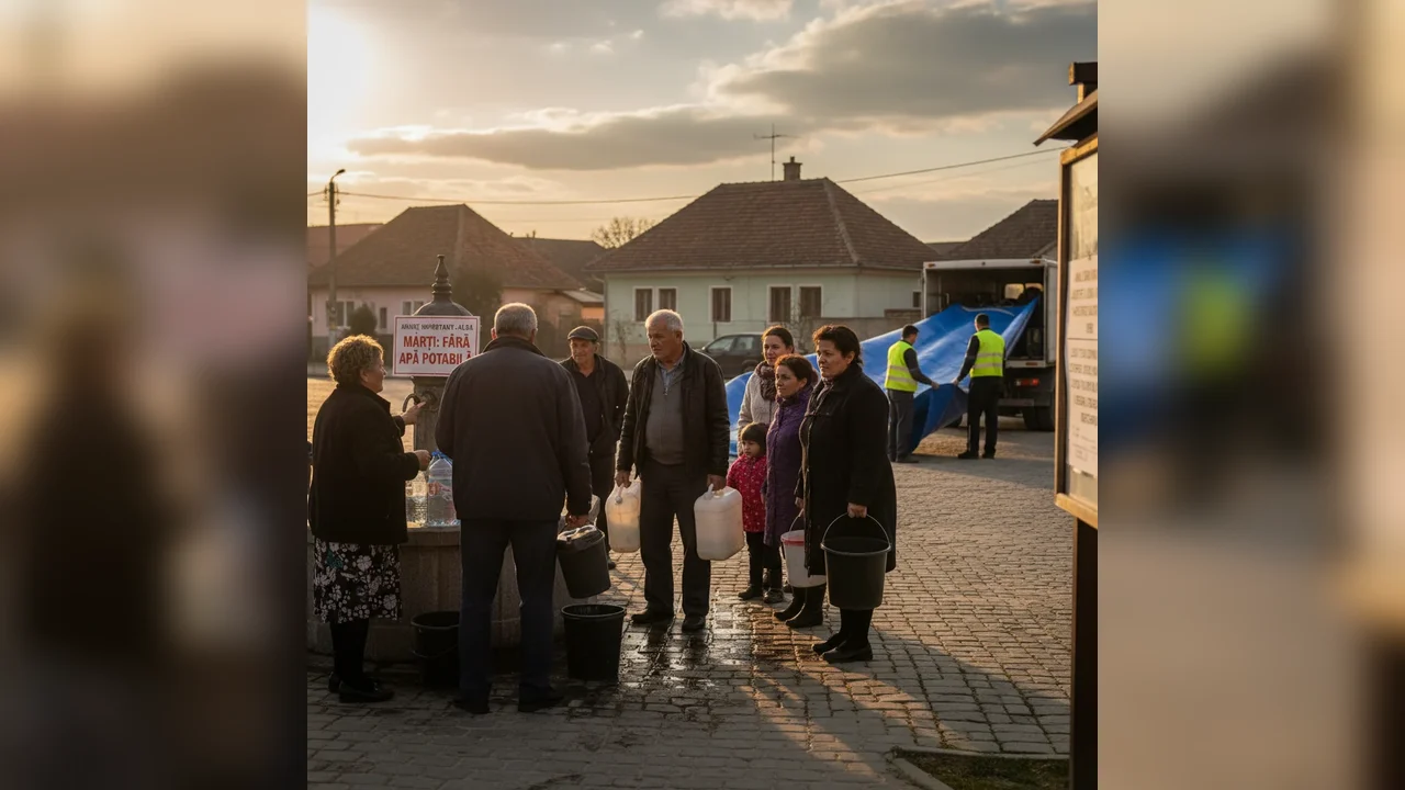 recomandări pentru locuitori privind constituirea stocurilor de apă potabilă
