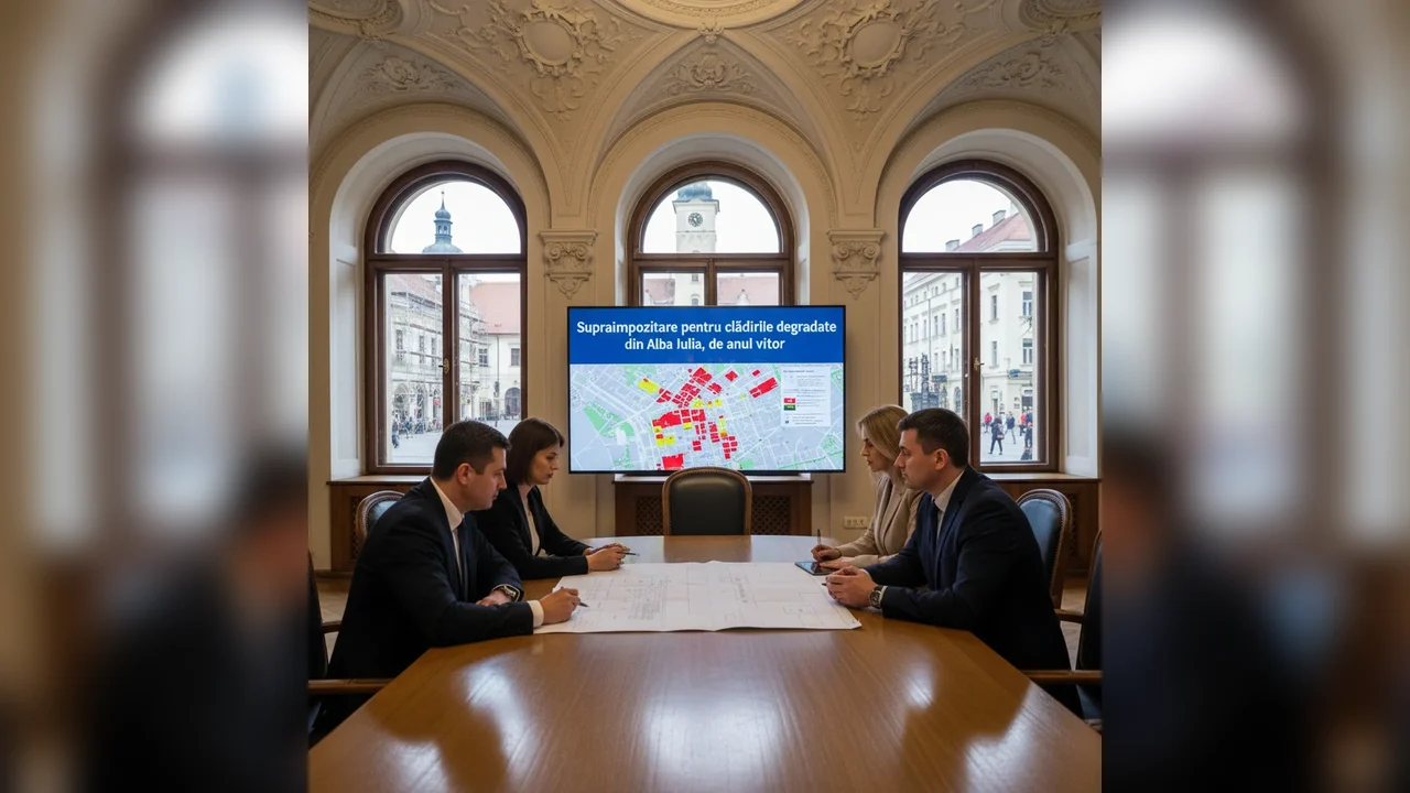 Regulament nou la Alba Iulia pentru supraimpozitarea clădirilor degradate, de anul viitor