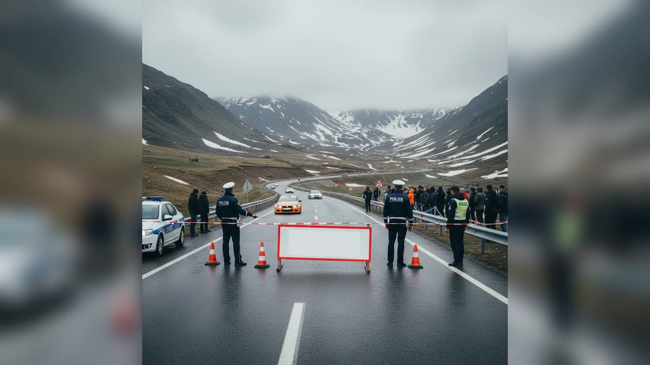 Restricții circulație pe DN 67C din cauza unei competiții auto