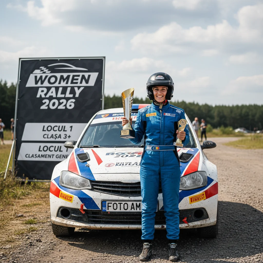 Rezultate excepționale pentru Andrada Munteanu la Women Rally 2026