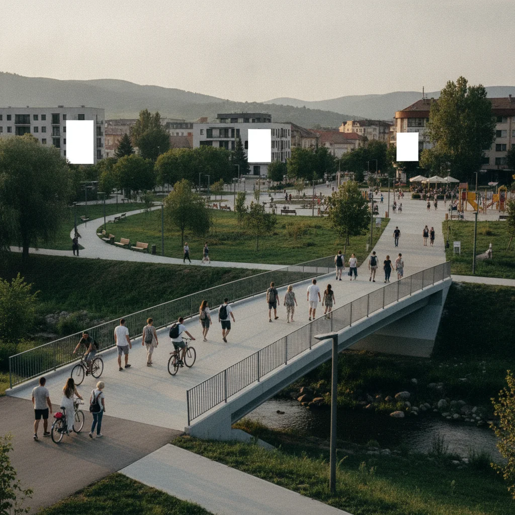 Sebeș: investiții pentru legături pietonale și piste între cartiere
