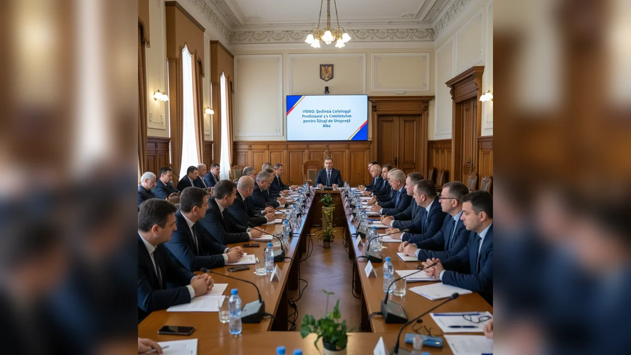 Ședința Colegiului Prefectural și a Comitetului Județean pentru Situații de Urgență Alba - noutăți și decizii importante