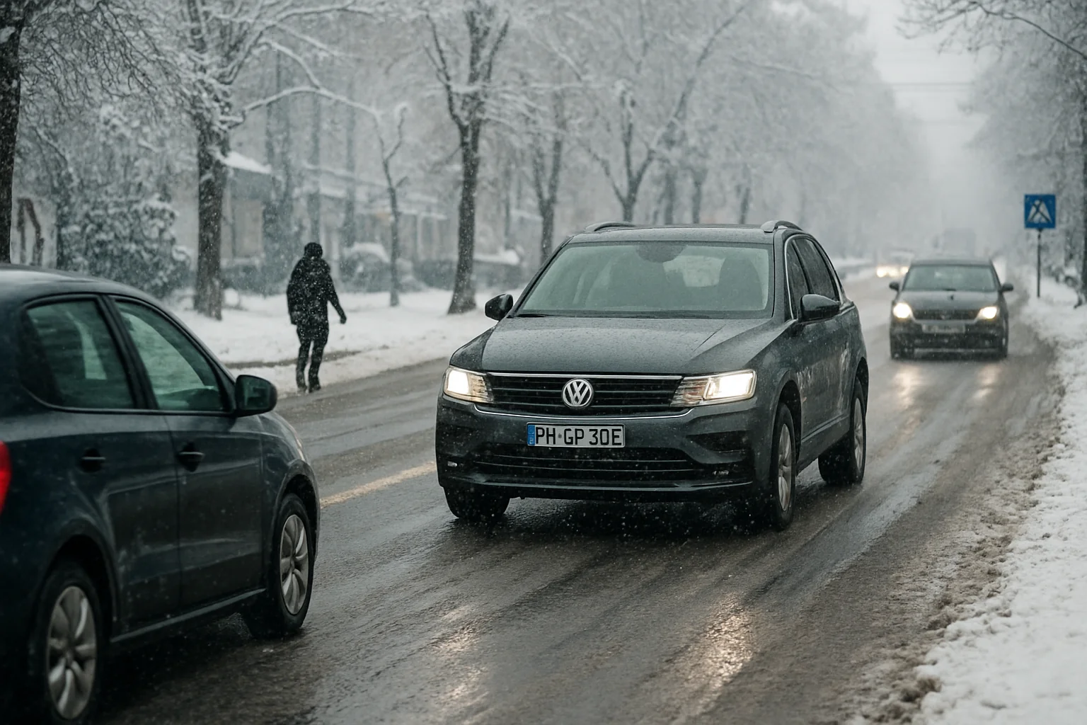 Situația traficului și condițiile meteo în Alba la 18 ianuarie 2026