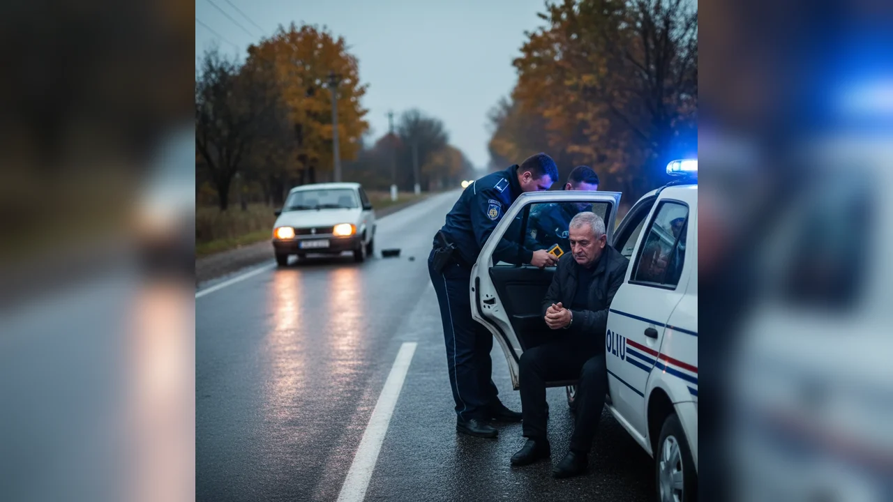 Șofer de 68 de ani din Alba, reținut la Alba Iulia după ce a fost depistat băut la volan