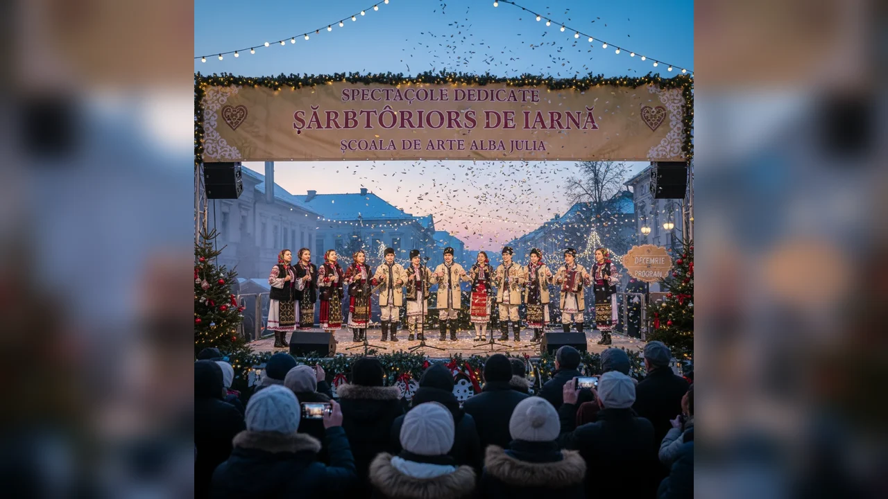 Spectacole de iarnă susținute de elevii Școlii de Arte din Alba Iulia – Programul din decembrie