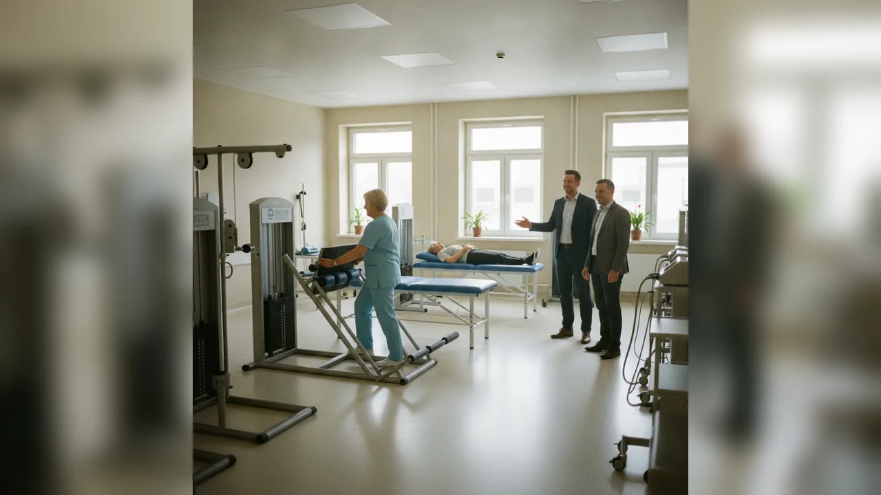 Spitalul Aiud are fizioterapie modernă, cu fonduri de la Sărbătoarea Rozelor