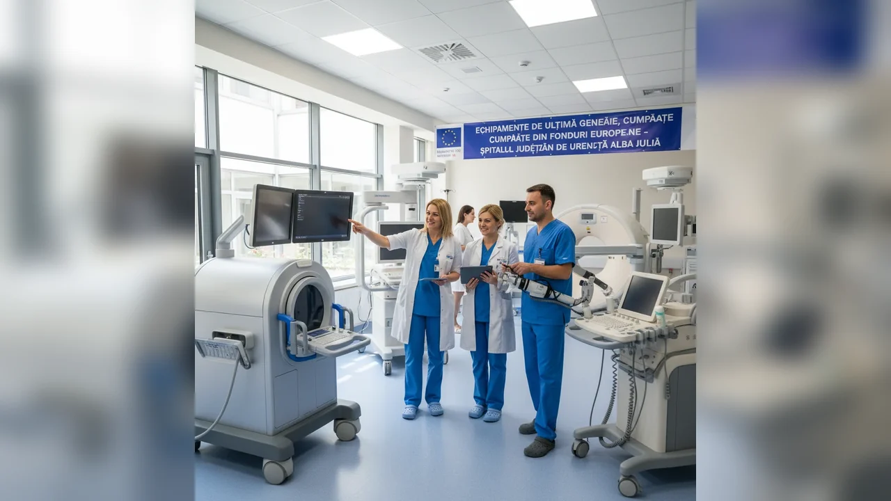 Spitalul Județean de Urgență Alba Iulia achiziționează echipamente moderne cu fonduri europene