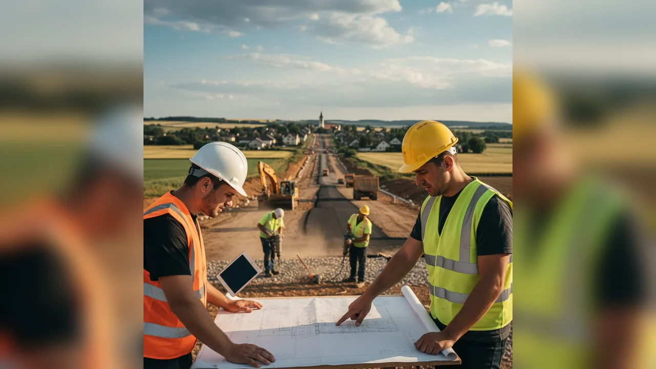 Stadiul lucrărilor la drumul Tiur – Crăciunelu de Jos în 2023
