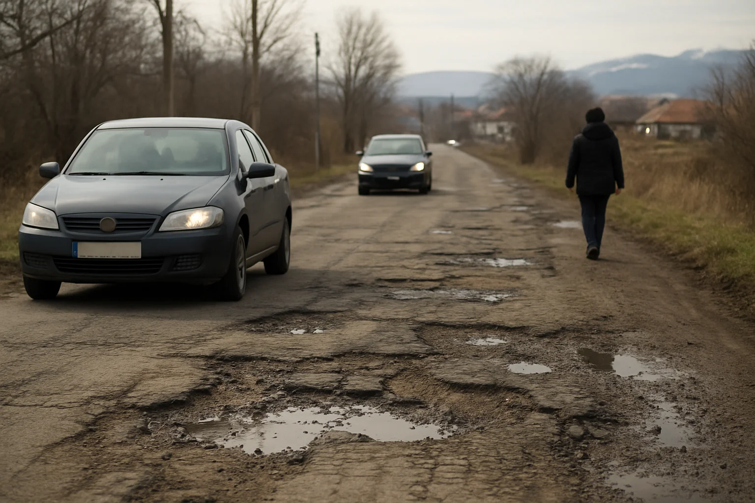 Starea infrastructurii rutiere din Alba la început de martie 2026