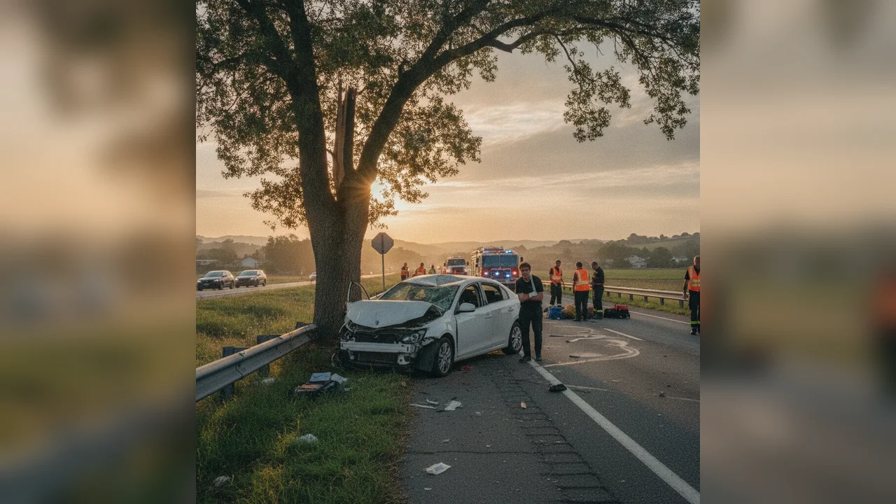 Tânăr din Alba, implicat într-un accident mortal în Sibiu pe DN 7