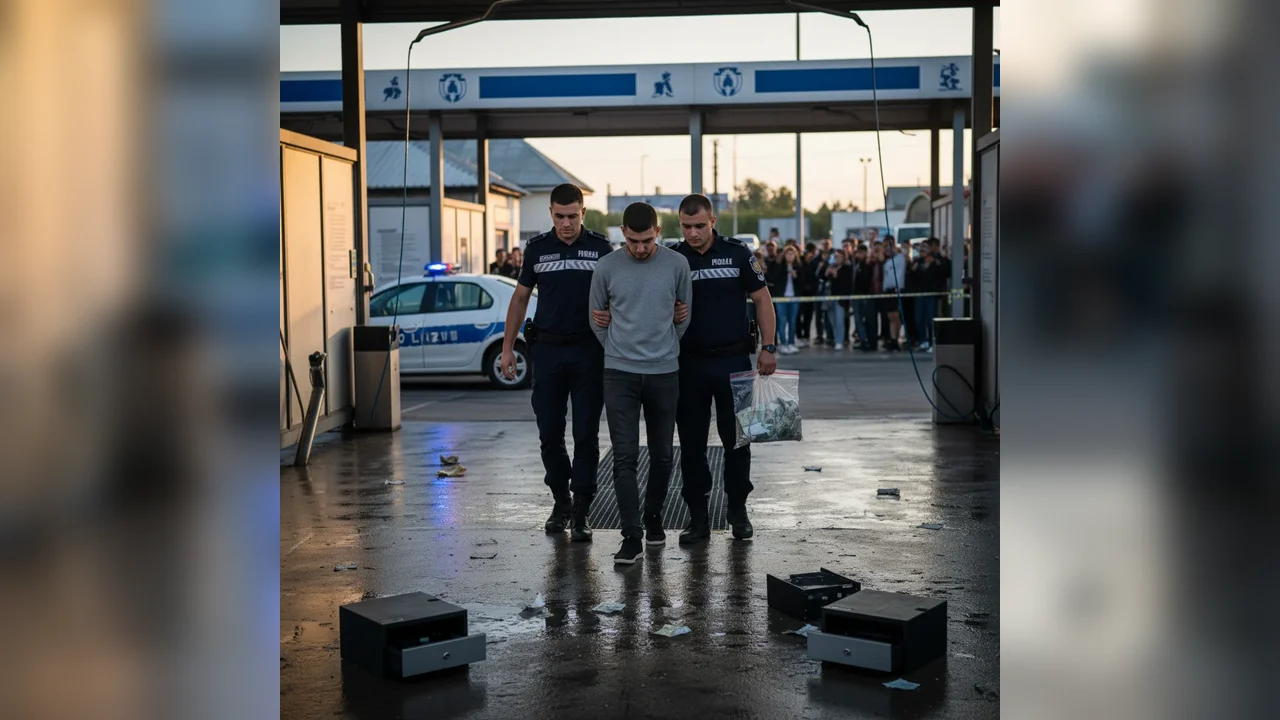 Tânăr din Alba Iulia prins după ce a spart o spălătorie auto și a furat peste 3500 de lei, dosar penal pentru furt calificat