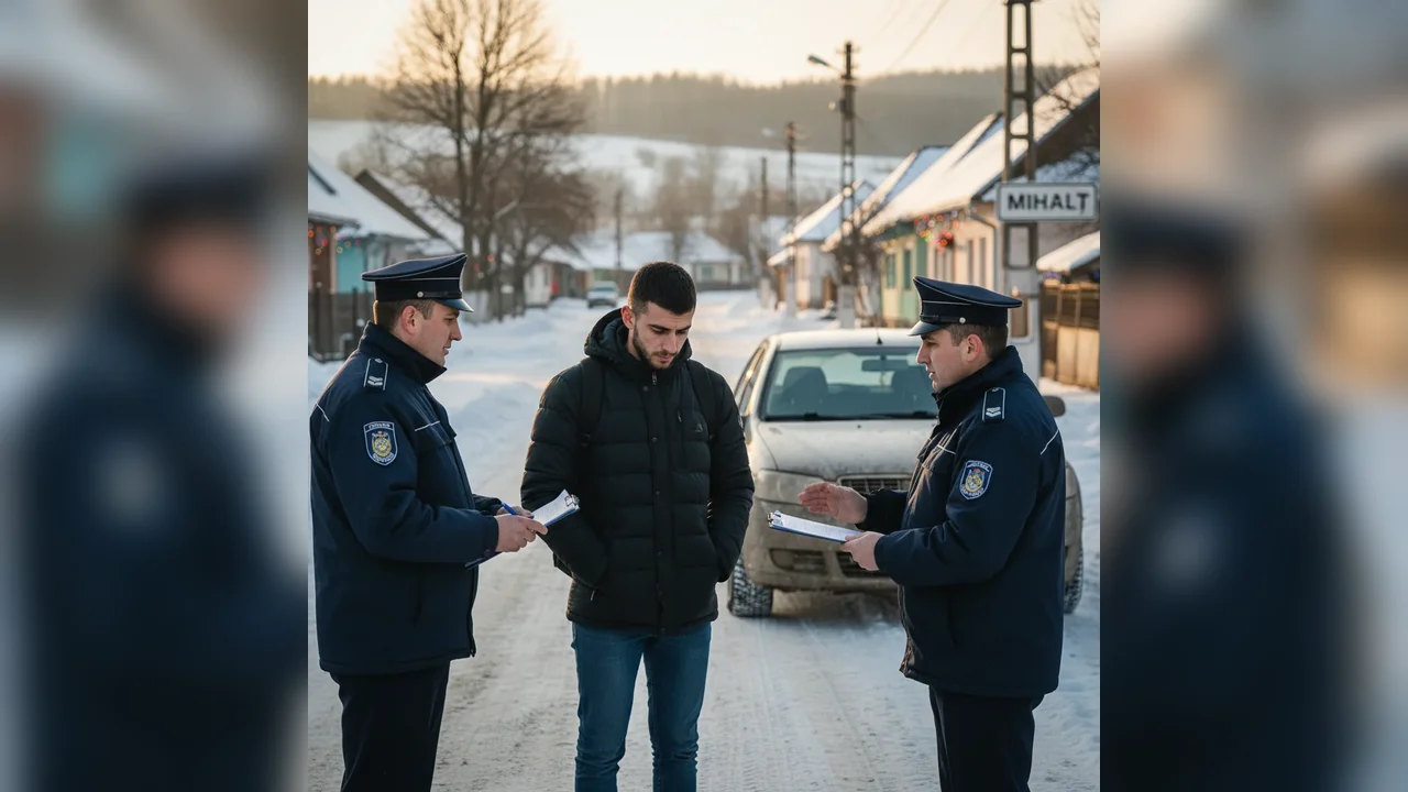 Tânăr din Mihalț, cercetat la Alba Iulia după ce ar fi condus fără permis în ziua de Crăciun
