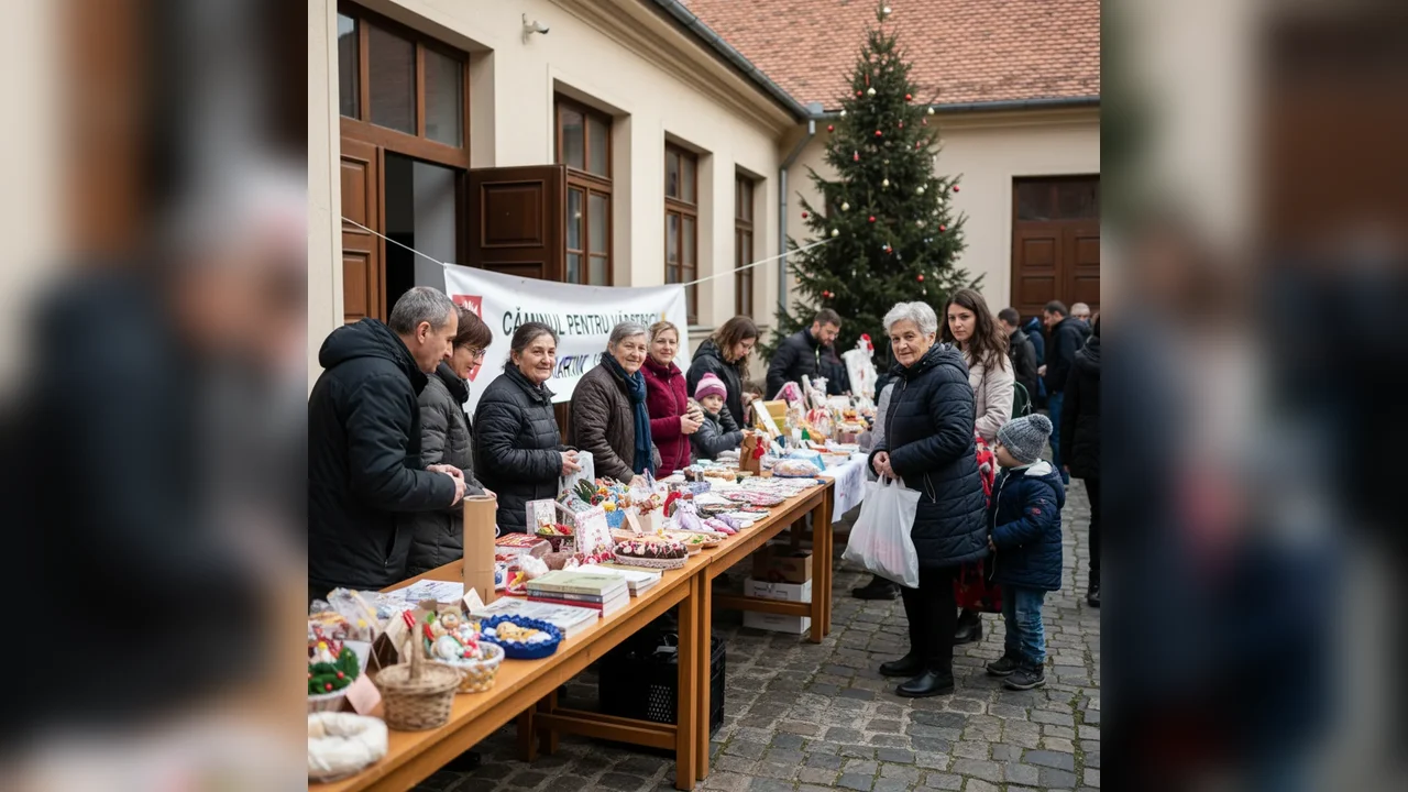 Târg caritabil la Căminul pentru Vârstnici Sf. Martin din Sântimbru, sâmbătă 6 decembrie