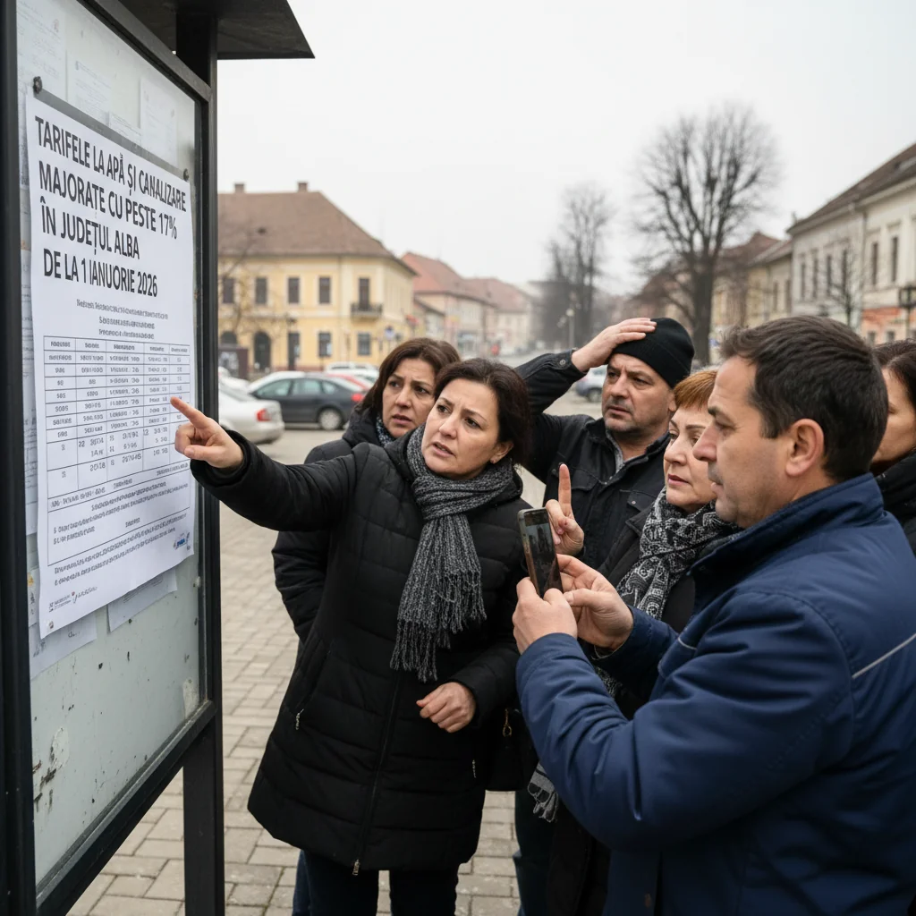 Tarifele la apă și canalizare cresc în Alba Iulia din 2026: scumpiri de peste 17% la nivel de județ