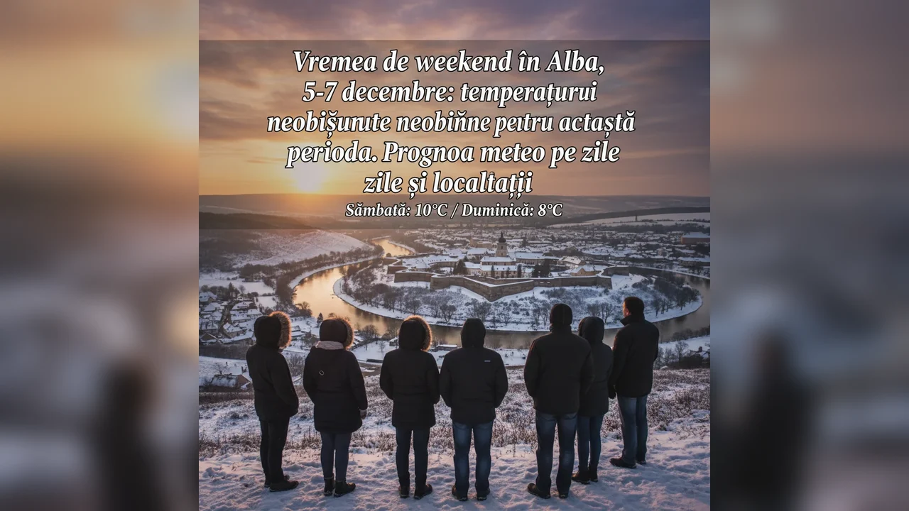 temperaturi neașteptate și detalii pe zile și localități