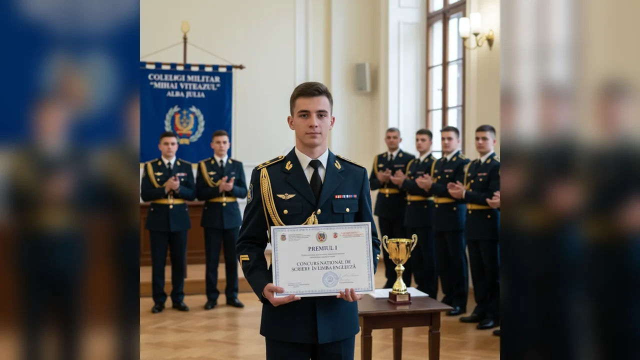 Teodor Cîmpan, sergent, câștigă premiul I la concurs de scriere