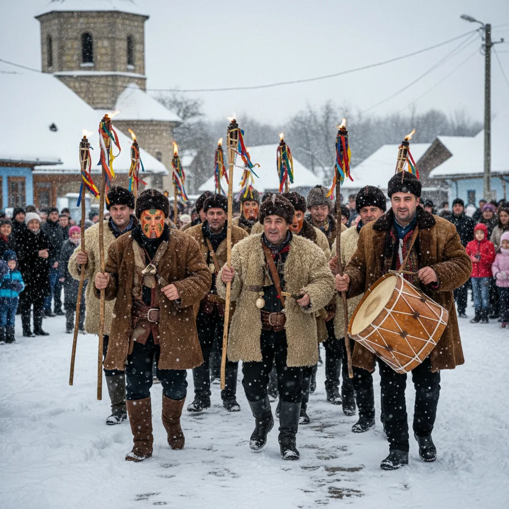 Tradiția „pițărăilor” readusă în prim-plan la Alba Iulia, în satul Limba, în Ajunul Crăciunului 2025