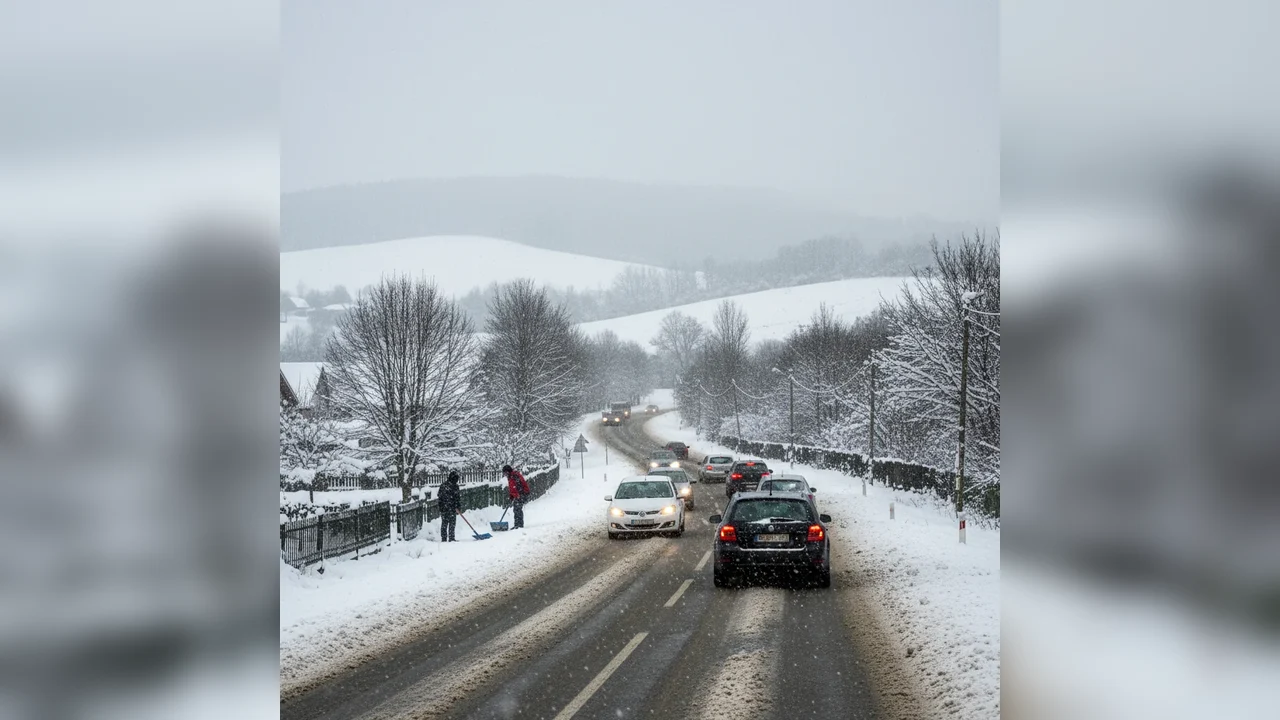 Trafic rutier în condiții de iarnă în Alba Iulia și pe drumurile din județul Alba