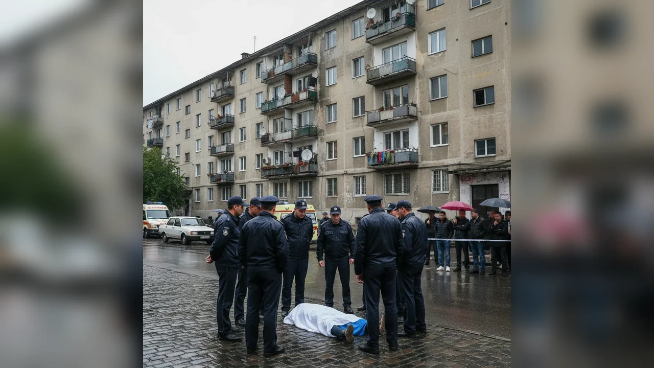Tragedie la Cugir: Bărbat de 43 de ani, căzut de la etajul 4