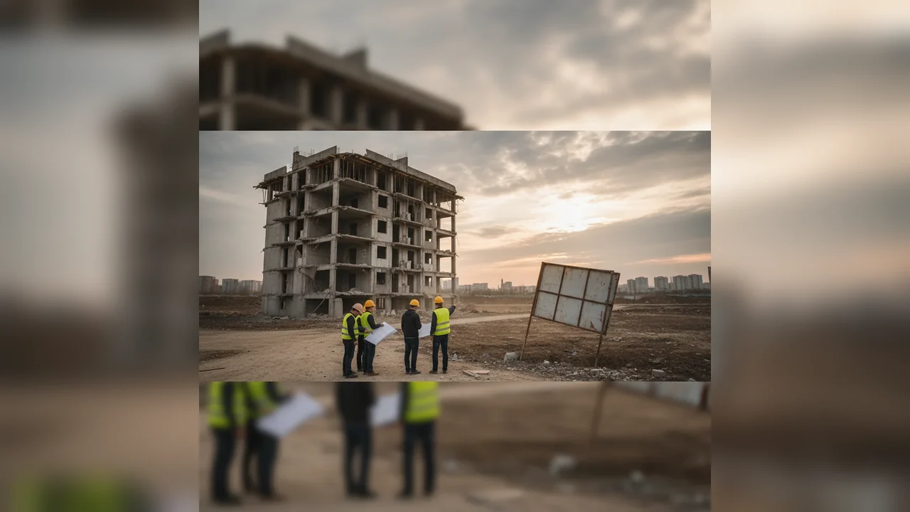 Trend negativ în construcții la nivel local