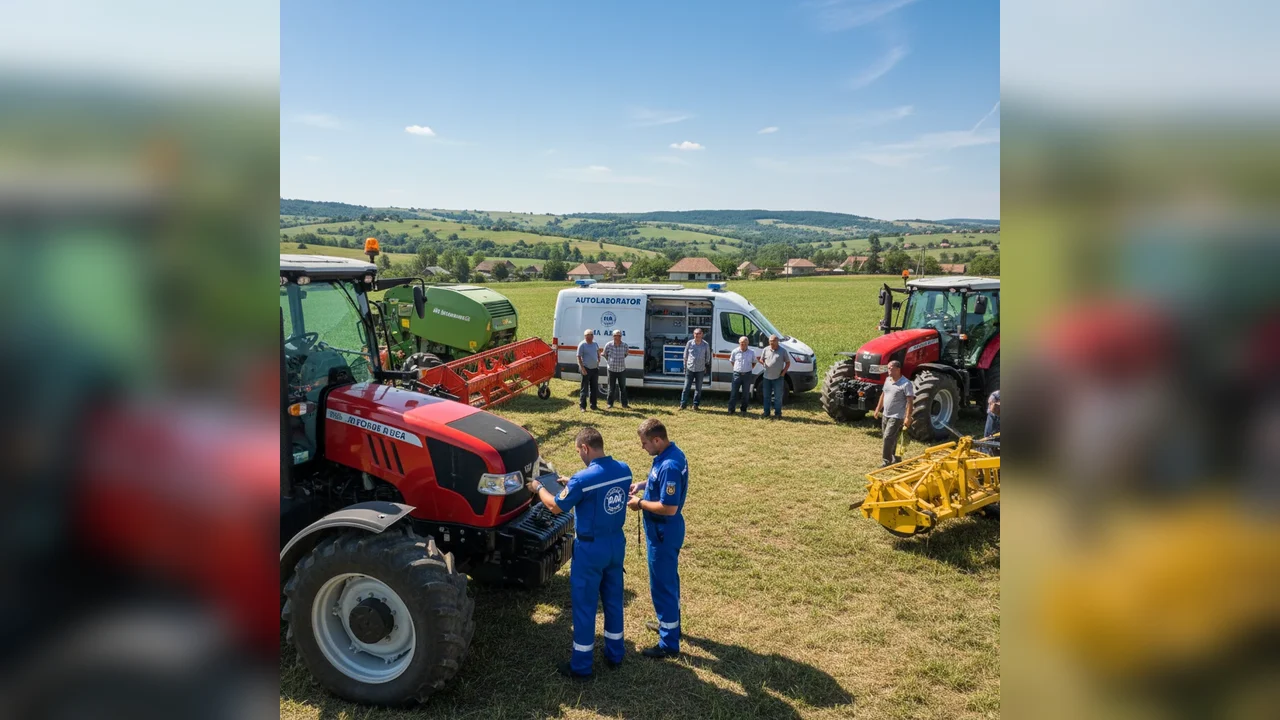 Utilaje agricole: 20 verificate de RAR Alba în localități