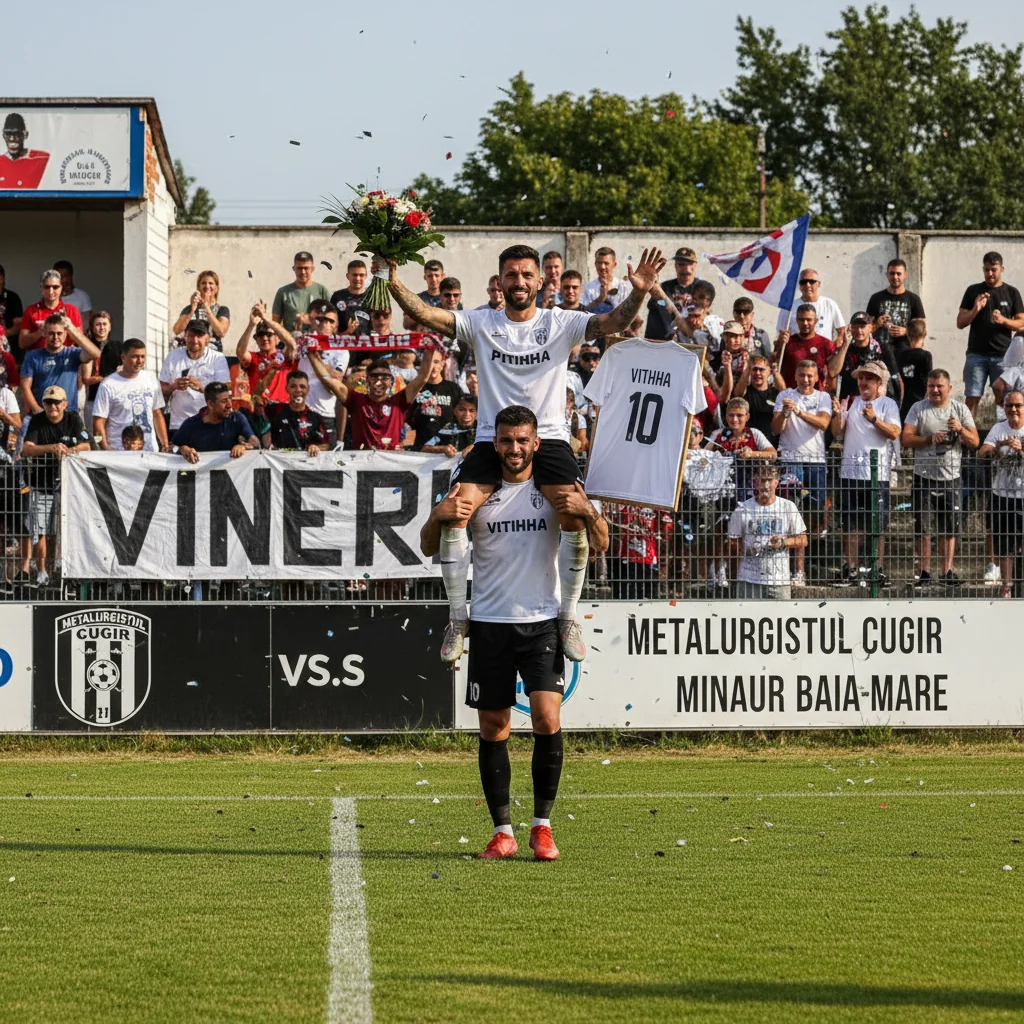 Vitinha se retrage din fotbal vineri, la meciul cu Minaur