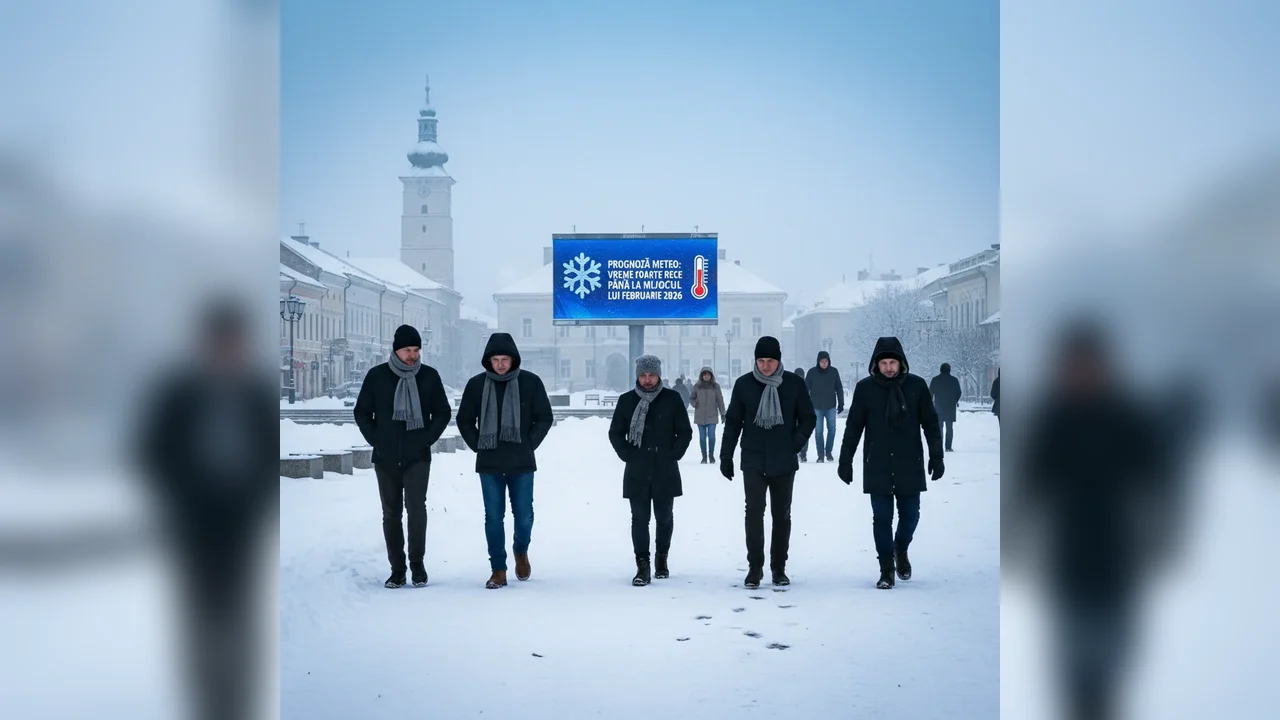 Vreme deosebit de rece anunțată la Alba Iulia până la mijlocul lui februarie 2026