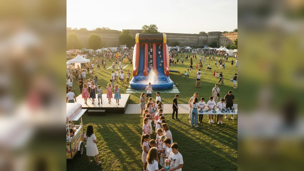 Ziua Copilului 2026: Festival cu tobogane și concursuri la Alba Iulia